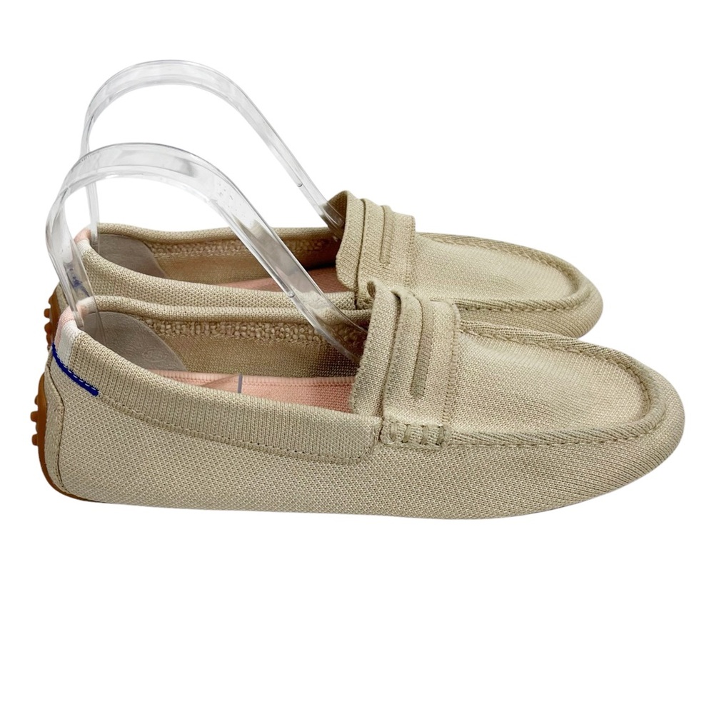 ROTHY'S "The Driver" Driving Loafer in color Seasame Size 8.5